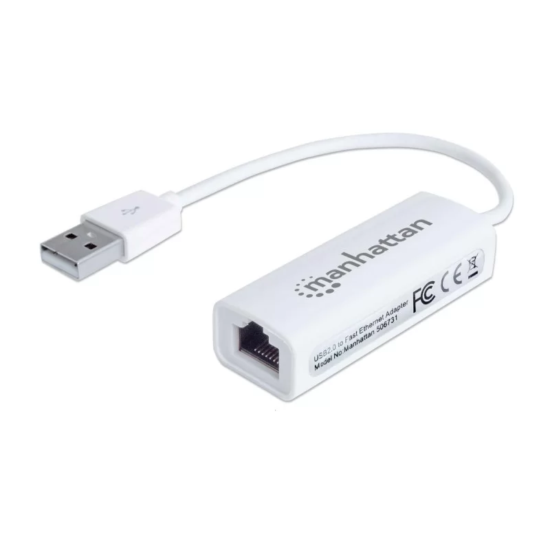 Adaptador Manhattan USB 2.0 - RJ45 