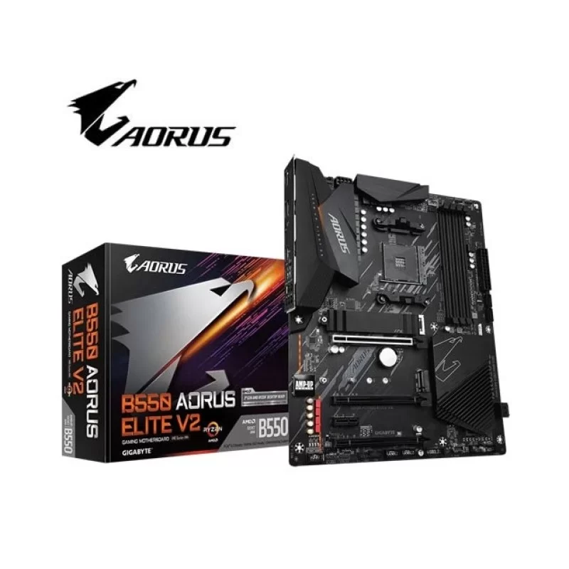  Tarjeta Madre GIGABYTE B550 AORUS ELITE V2 - DDR4 - Socket AM4