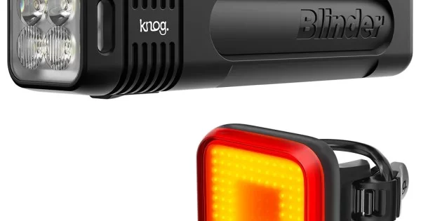 Luz Bicicleta Delantera Trasera Usb Knog 600 Lumens +soporte