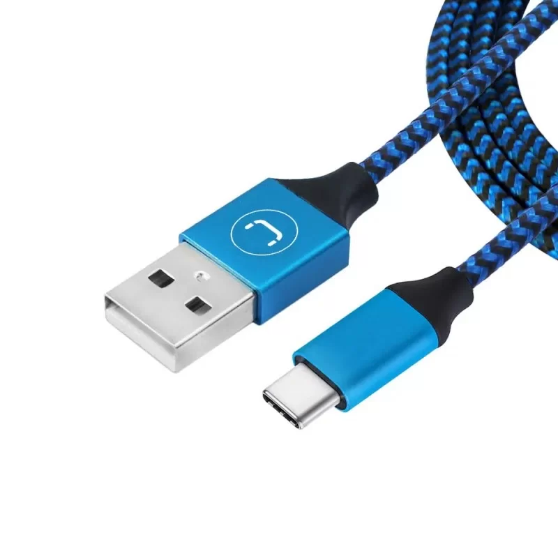 Cable UNNO USB A USB-C - AZUL