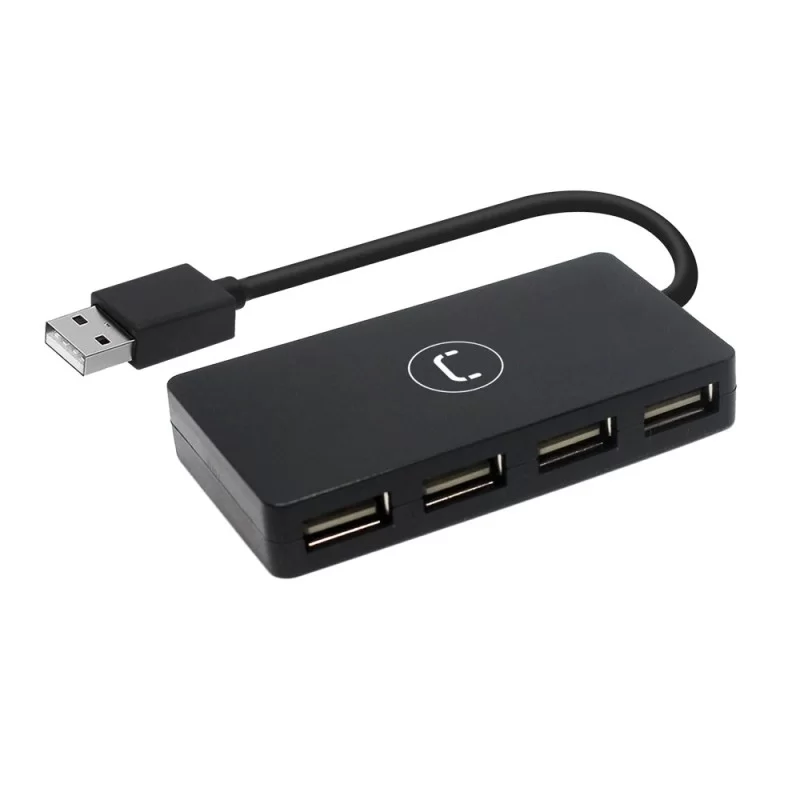 ADAPTADOR HUB UNNO 4 PUERTOS USB 2.0