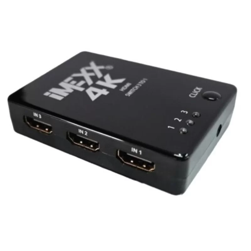 Conmutador Hdmi 4k - 3 En 1 Con Salida Hdmi Splitter, Compatible