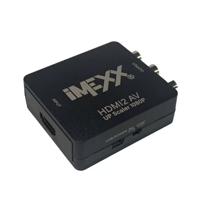 Convertidor HDMI a AV Adaptador de convertidor compuesto HDMI a RCA,  compatible con PAL/NTSC, soporte 1080P, compatible con Roku/Fire