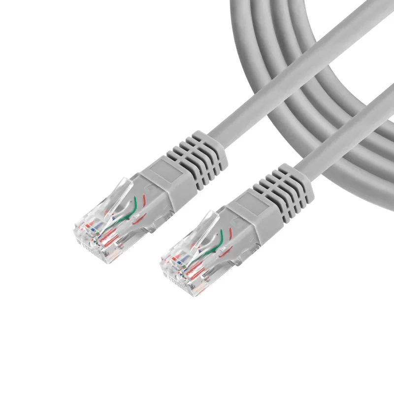 CABLE PATCH CORD CAT 6 UNNO - 1 PIE - PAQUETE DE 3 UNIDAD - GRIS