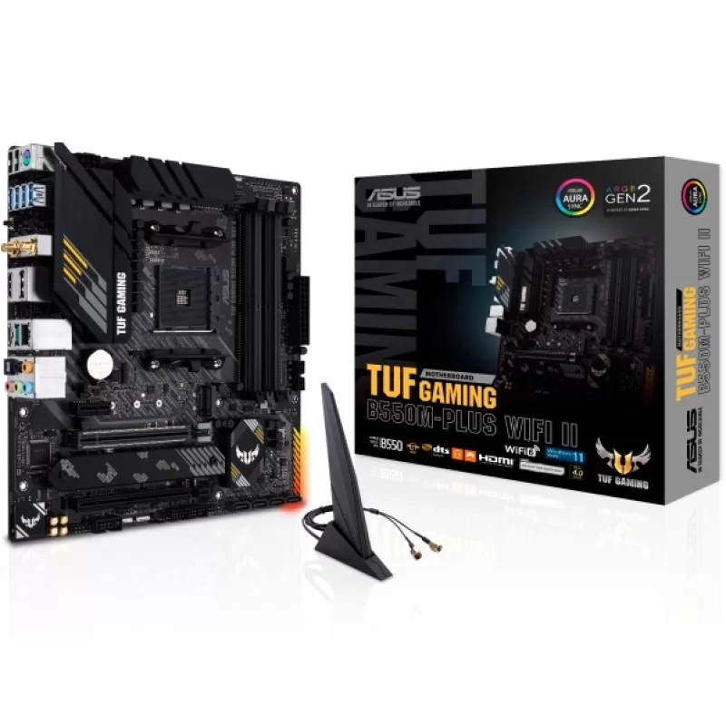  Tarjeta Madre Asus TUF Gaming B550M-PLUS WIFI II - Socket AM4