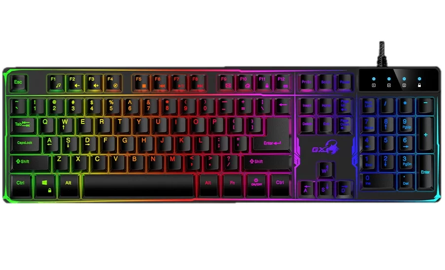 Teclado gamer Genius GX Gaming Scorpion K8 QWERTY inglés US color