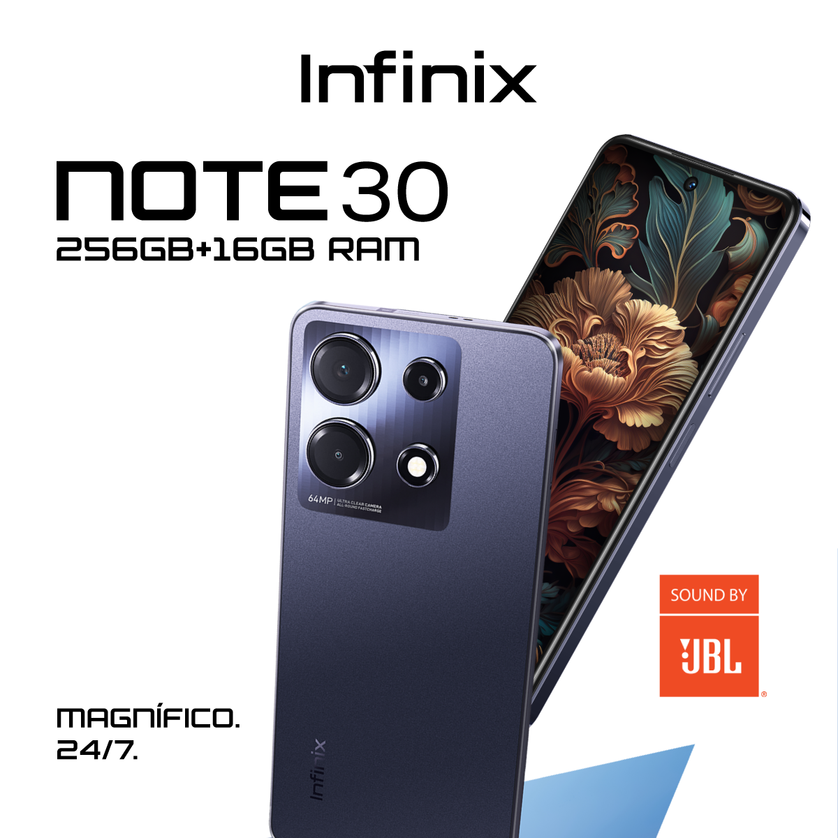 Infinix Note 30 Pro Negro de 256 GB